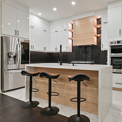 Up to $1,000 Off for White High Gloss Kitchen